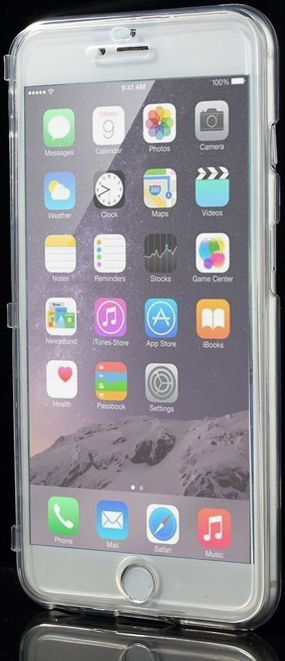 Apple iPhone 6S Plus Touchable Bookcase Transparant afbeelding 2