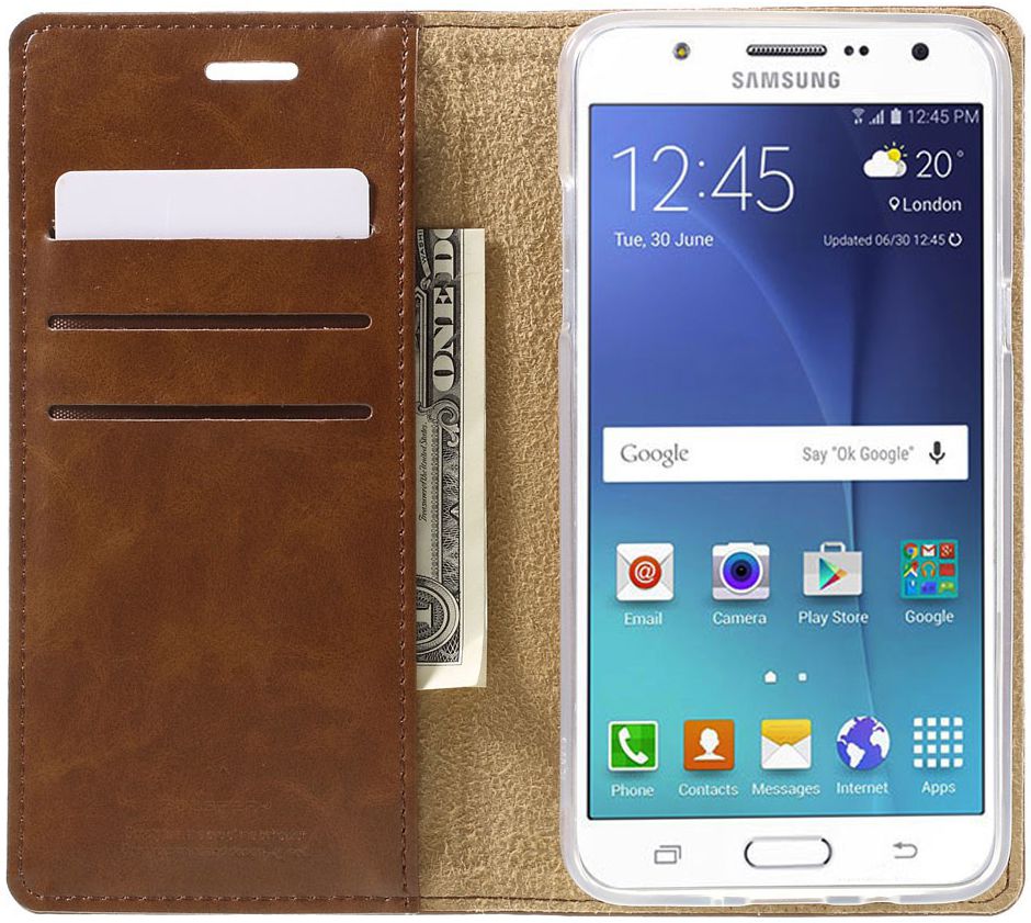 Samsung Galaxy J5 (2016) Mercury Hoesje Bruin afbeelding 1