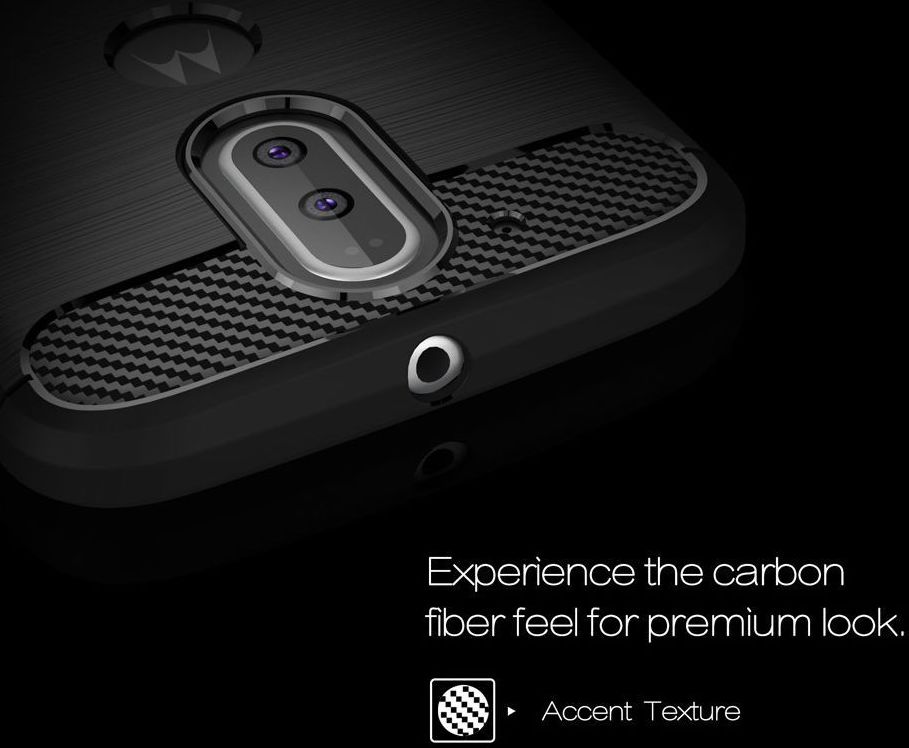 Geborsteld Motorola Moto G4 Hoesje Blauw afbeelding 5