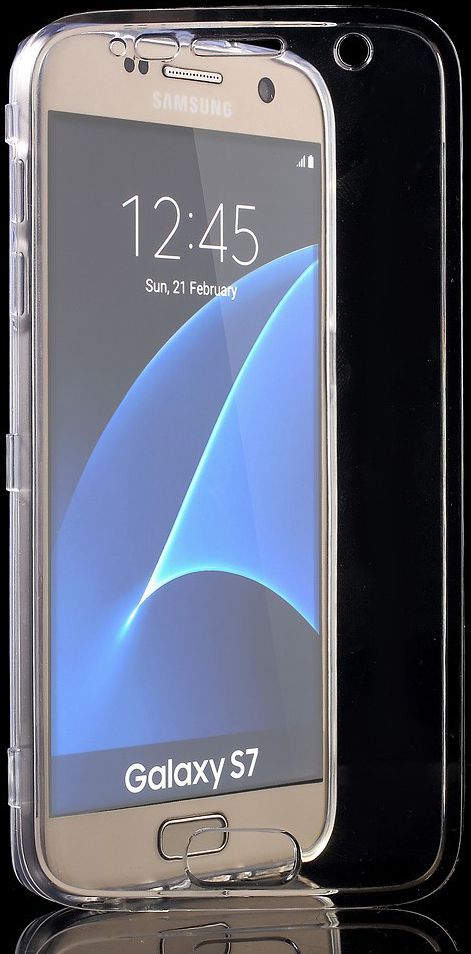 Samsung Galaxy S7 Doorzichtige Bookcase afbeelding 1