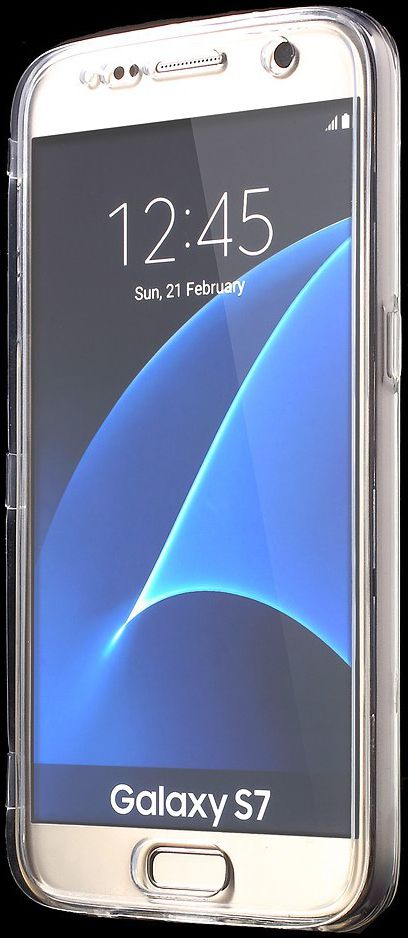 Samsung Galaxy S7 Doorzichtige Bookcase afbeelding 2