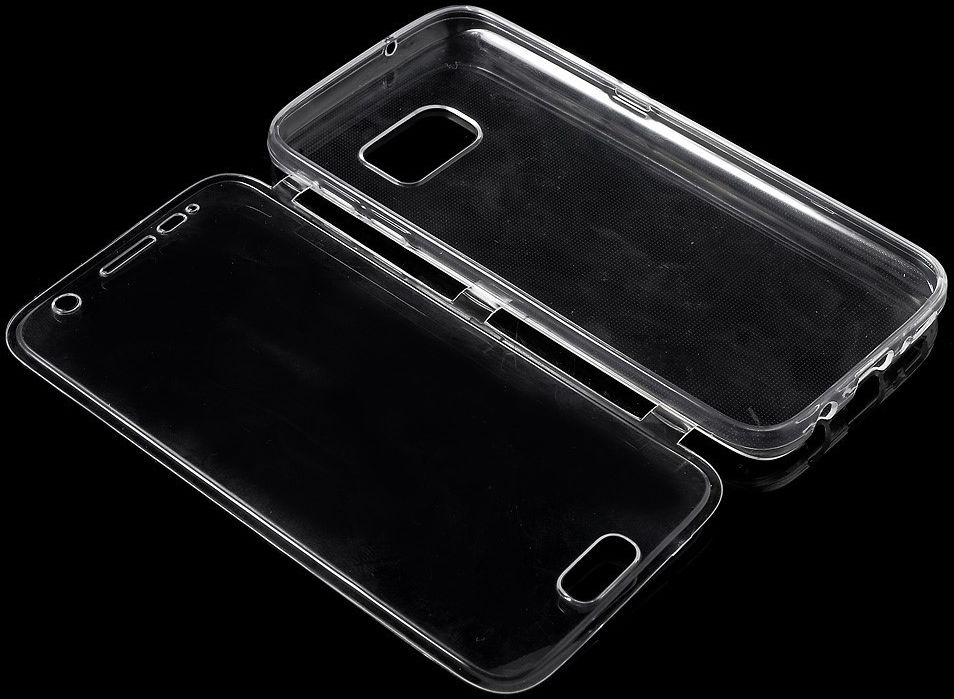 Samsung Galaxy S7 Doorzichtige Bookcase afbeelding 5