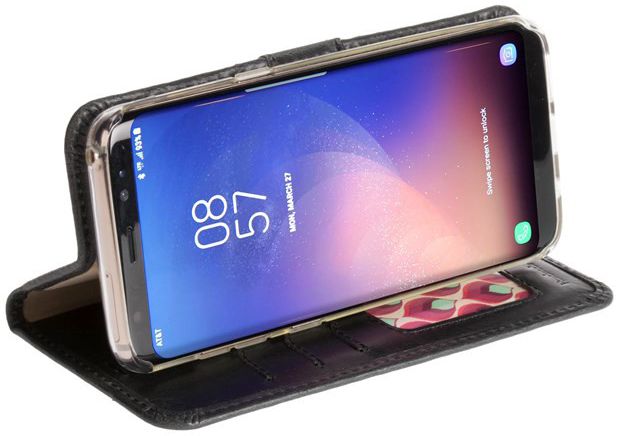 Krusell Sunne Portemonnee Hoesje Samsung Galaxy S8 Plus Zwart afbeelding 4