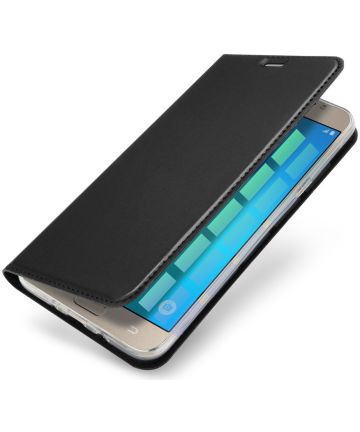 Dux Ducis Samsung Galaxy J5 (2016) Bookcase Hoesje Zwart Hoesjes