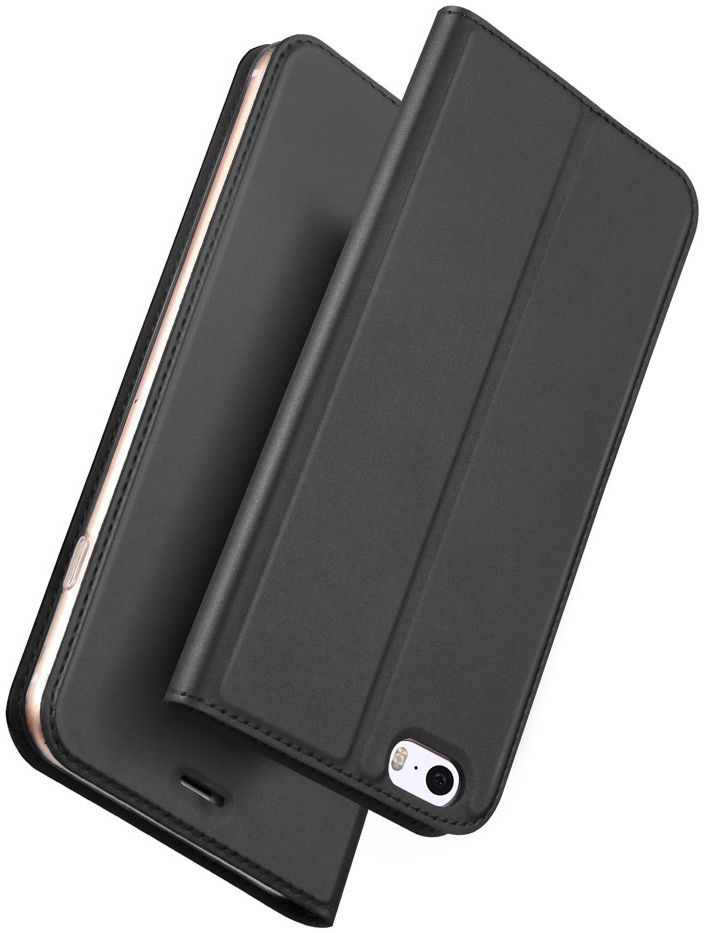 Dux Ducis Apple iPhone 5/5s/SE Premium Bookcase Hoesje Zwart afbeelding 5