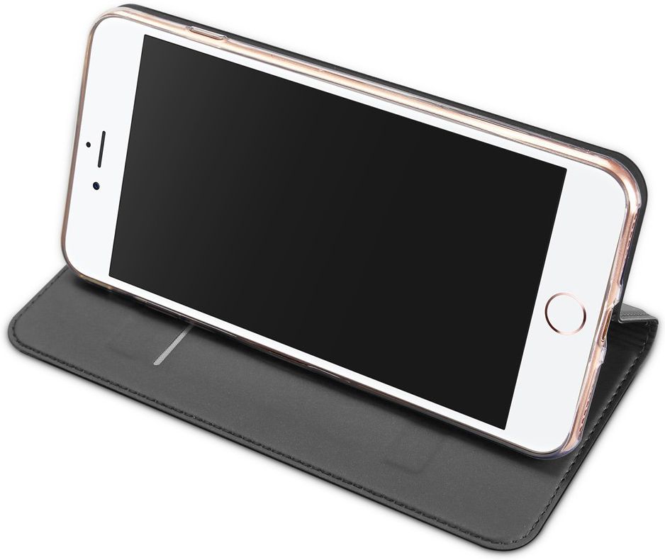 Dux Ducis iPhone 7 Plus / 8 Plus Bookcase Hoesje Grijs afbeelding 2