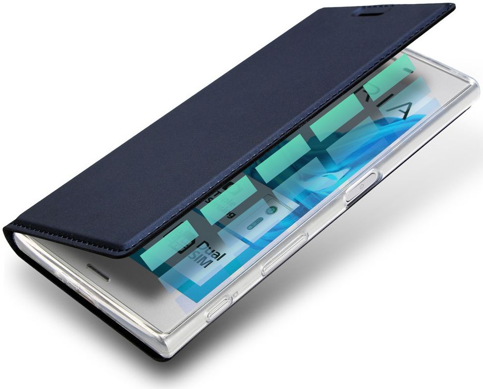Dux Ducis Sony Xperia XZ / XZs Bookcase Hoesje Blauw afbeelding 1