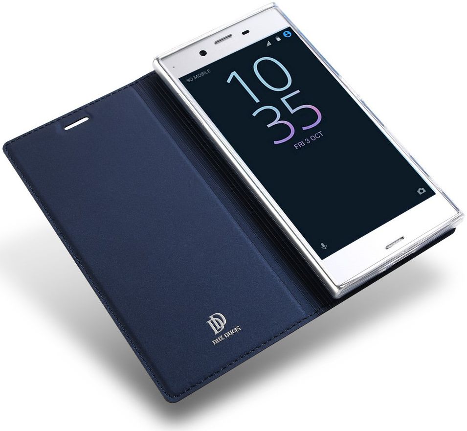Dux Ducis Sony Xperia XZ / XZs Bookcase Hoesje Blauw afbeelding 4
