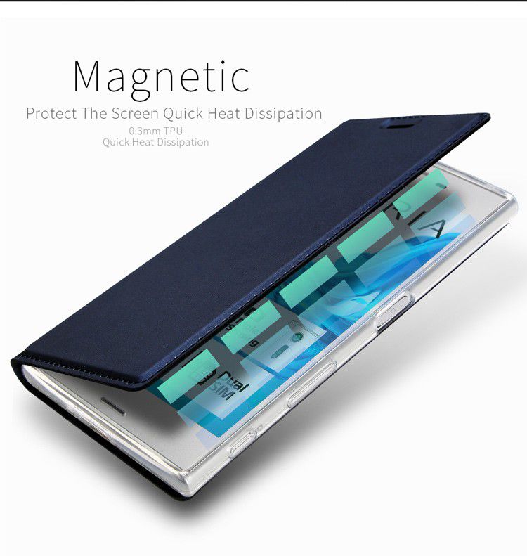 Dux Ducis Sony Xperia XZ / XZs Bookcase Hoesje Blauw afbeelding 10