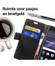 Huawei P8 Lite (2017) Portemonnee Hoesje Zwart