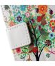 Huawei P8 Lite (2017) Wallet Case met Print Tree