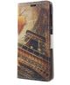 Huawei P8 Lite (2017) Wallet Case met Print Eiffeltoren
