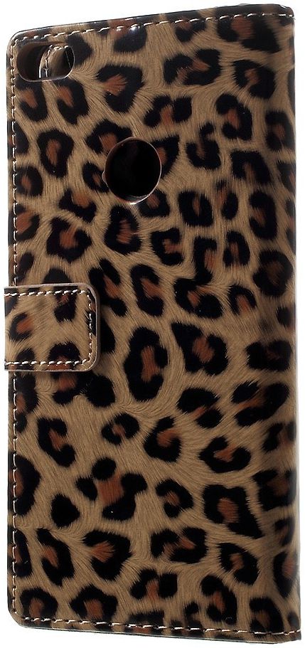 Huawei P8 Lite (2017) Wallet Case met Print Leopard afbeelding 5