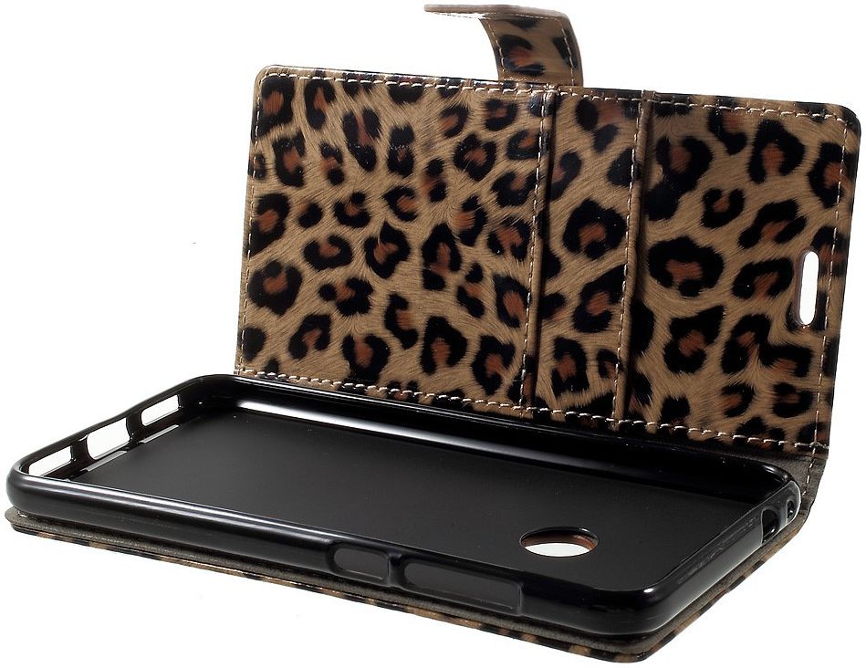 Huawei P8 Lite (2017) Wallet Case met Print Leopard afbeelding 6