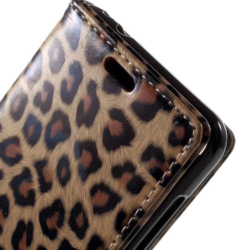 Huawei P8 Lite (2017) Wallet Case met Print Leopard afbeelding 8