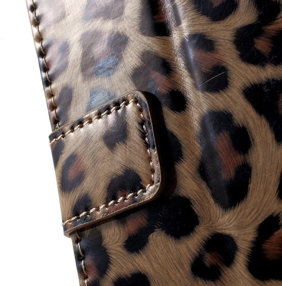 Huawei P8 Lite (2017) Wallet Case met Print Leopard afbeelding 9
