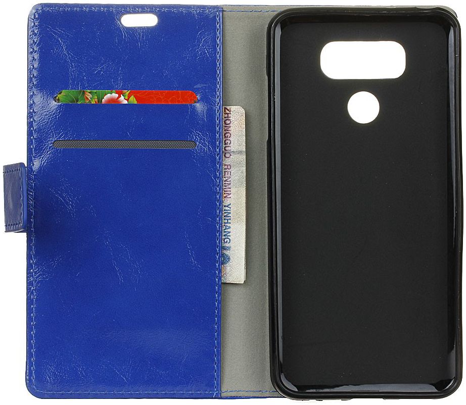 LG G6 Portemonnee Hoesje Blauw afbeelding 7