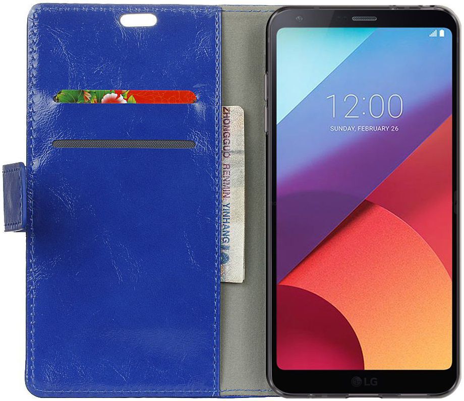 LG G6 Portemonnee Hoesje Blauw afbeelding 1