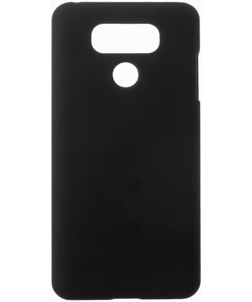 LG G6 Rubber Coat Hoesje Zwart Hoesjes