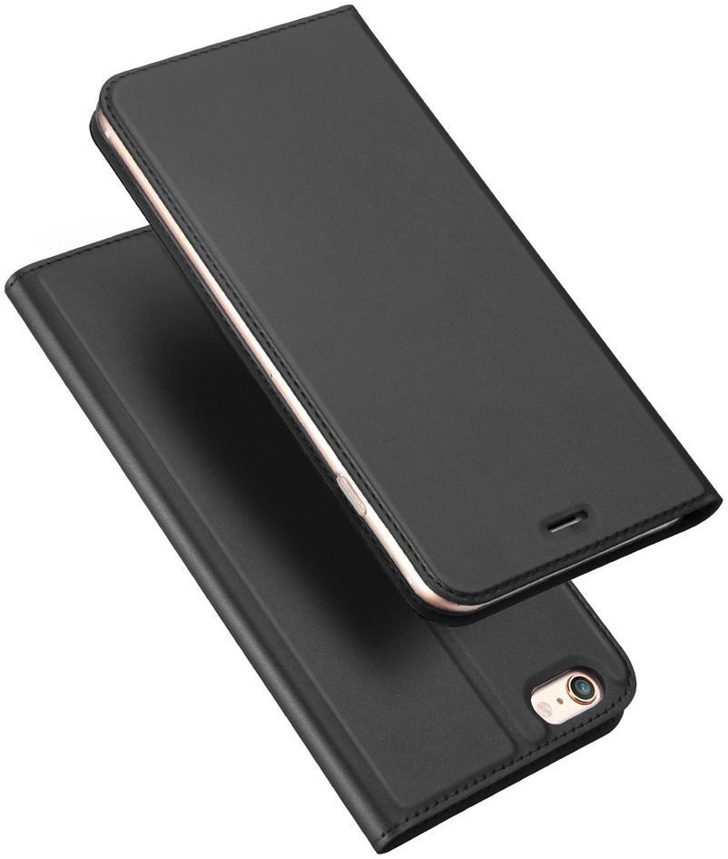 Dux Ducis Apple iPhone 6(S) Bookcase Hoesje Donker Grijs afbeelding 5
