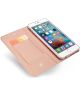 Dux Ducis Apple iPhone 6(S) Bookcase Hoesje Roze Goud