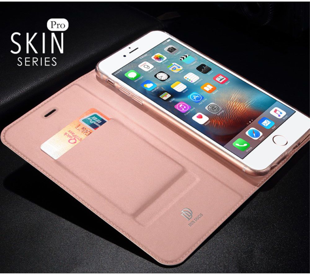 Dux Ducis Apple iPhone 6(S) Bookcase Hoesje Roze Goud afbeelding 9