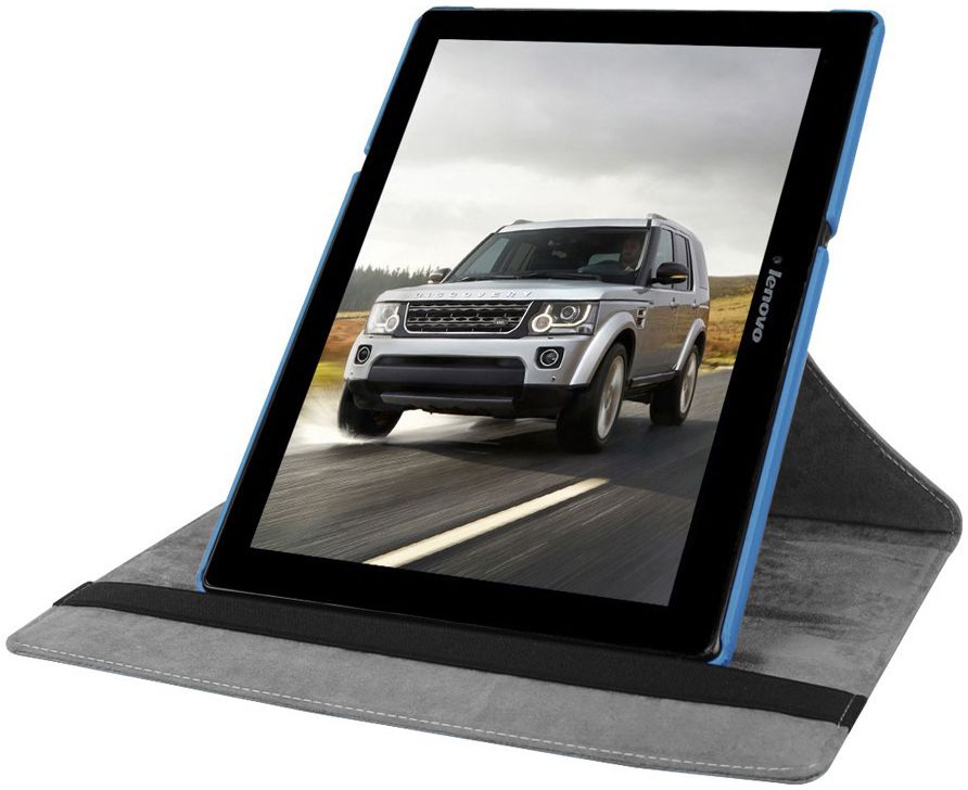 Lenovo Tab 2 A10-70 Rotary Stand Case Blauw afbeelding 5