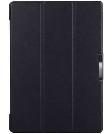 Lenovo Tab 2 A10-70 Tri-Fold Flip Cover Zwart Hoesjes