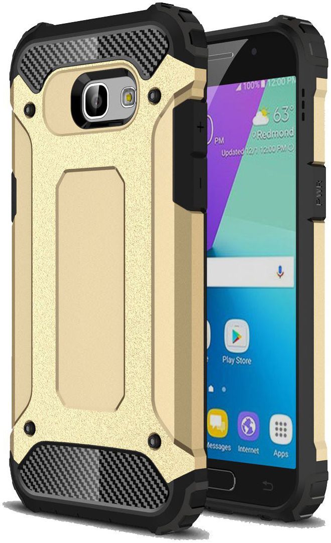 Samsung Galaxy A5 (2017) Hybride Beschermhoesje Goud afbeelding 1