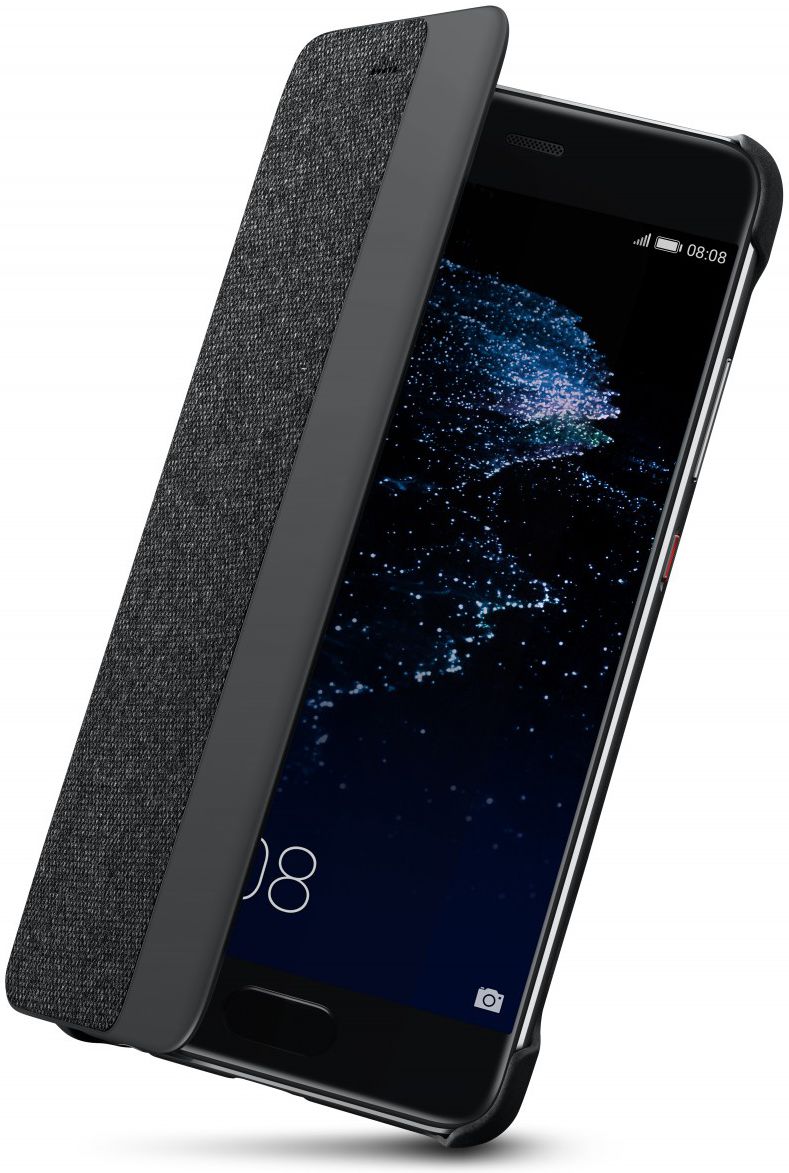 Origineel Huawei P10 Hoesje View Cover Dark Grey afbeelding 1