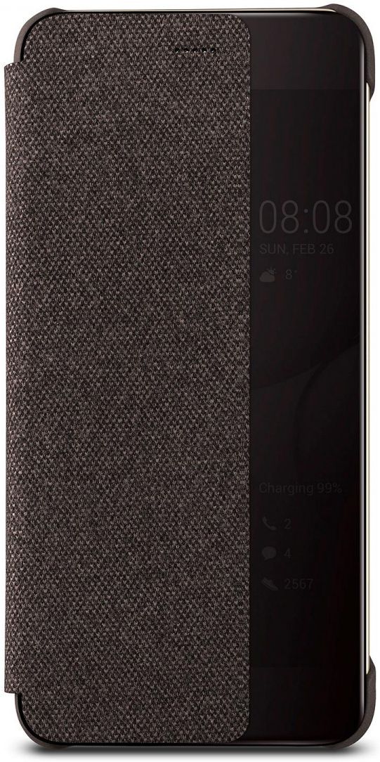 Origineel Huawei  P10 Plus Hoesje View Cover Bruin afbeelding 1
