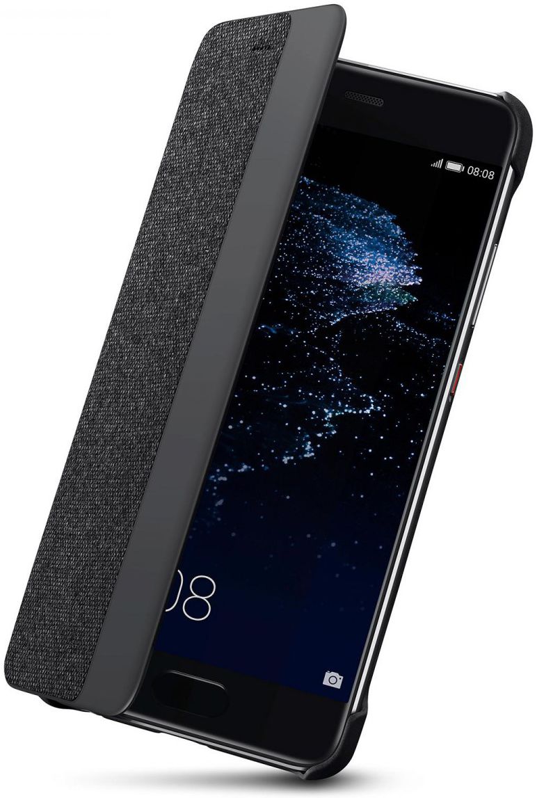Origineel Huawei  P10 Plus Hoesje View Cover Donker Grijs afbeelding 2