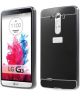 LG G3 Hybride Metalen Hoesje Zwart