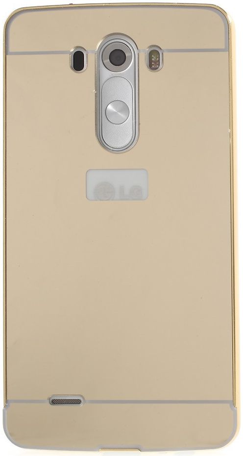 LG G3 Hybride Metalen Hoesje Goud afbeelding 3