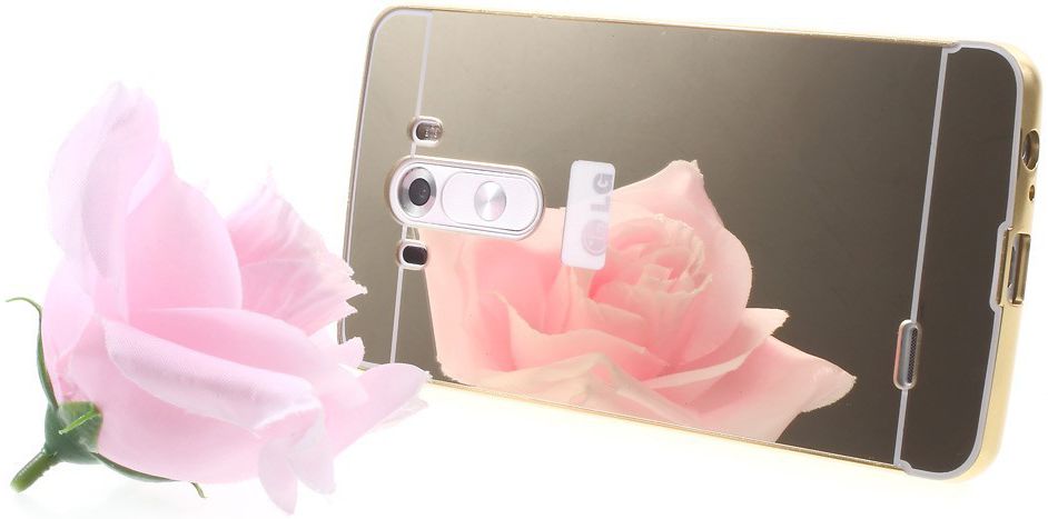 LG G3 Hybride Metalen Hoesje Goud afbeelding 5