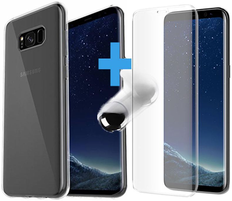 Otterbox Clearly Protected Skin + Alpha Glass Samsung Galaxy S8 Plus afbeelding 1