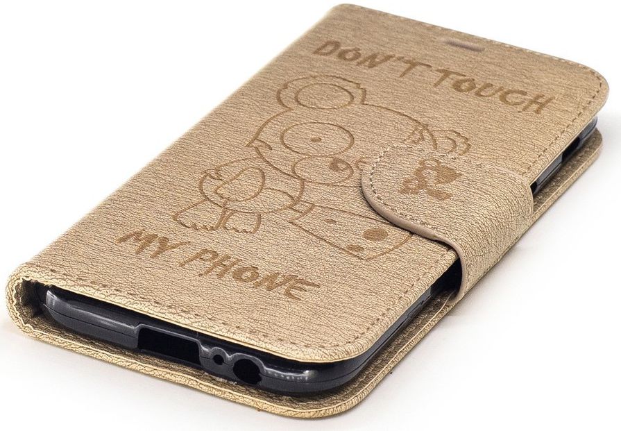 Samsung Galaxy A5 (2017) Portemonnee Hoesje Dont Touch Beer Bruin afbeelding 8