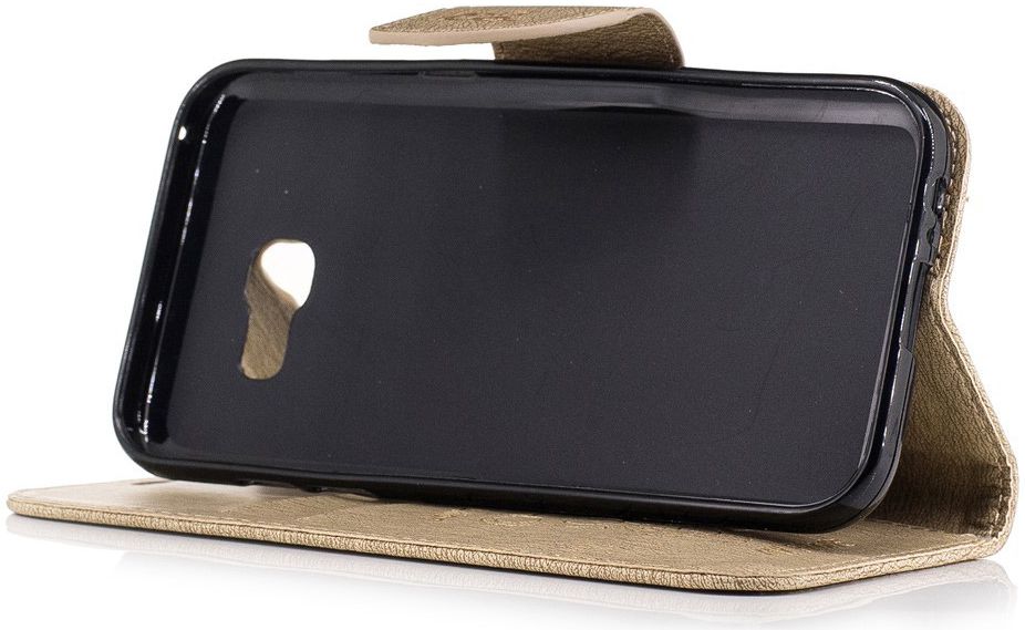 Samsung Galaxy A5 (2017) Portemonnee Hoesje Dont Touch Beer Bruin afbeelding 11