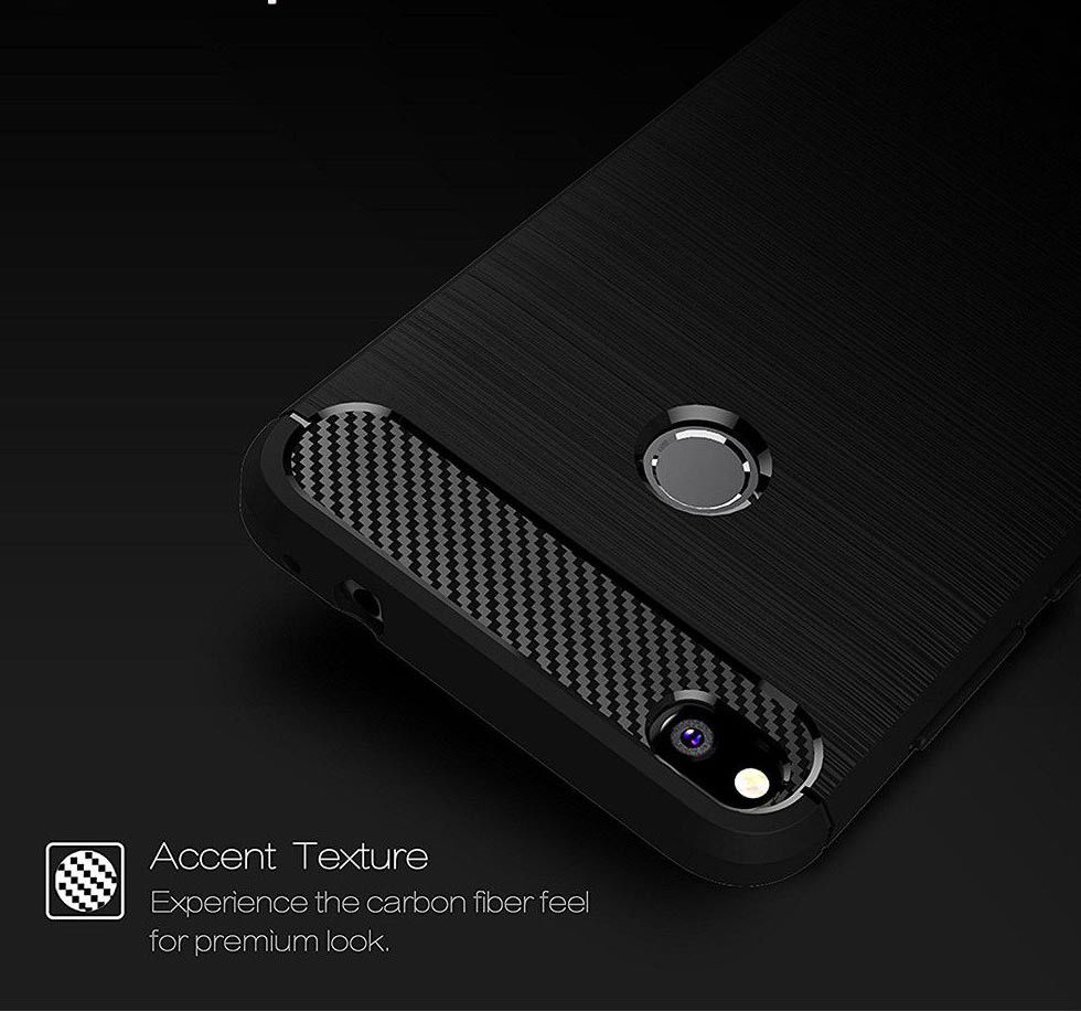 Huawei P8 Lite (2017) Geborsteld TPU Hoesje Zwart afbeelding 6