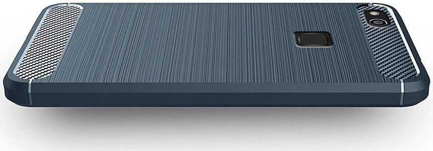 Huawei P10 Lite Geborsteld TPU Hoesje Blauw afbeelding 4