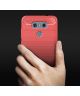 LG G6 Geborsteld TPU Hoesje Rood