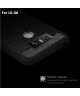 LG G6 Geborsteld TPU Hoesje Zwart