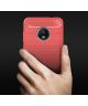 Motorola Moto G5 Geborsteld TPU Hoesje Rood