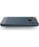 Motorola Moto G5 Geborsteld TPU Hoesje Blauw