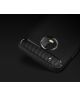 Motorola Moto G5 Plus Geborsteld TPU Hoesje Zwart