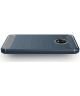 Motorola Moto G5 Plus Geborsteld TPU Hoesje Blauw