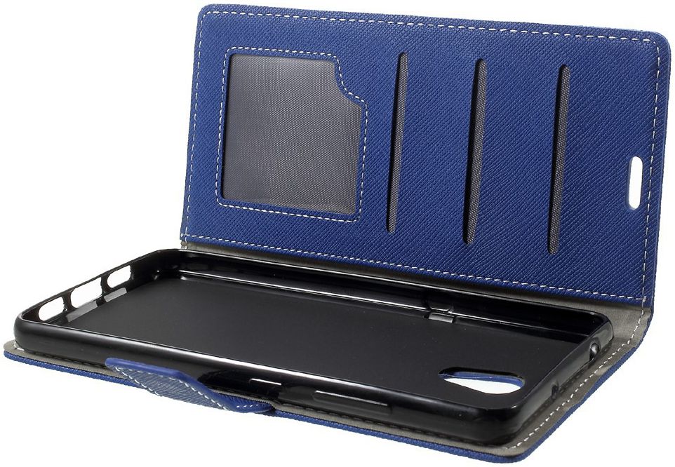 Lenovo P2 Hoesje met Kaarthouder Blauw afbeelding 11
