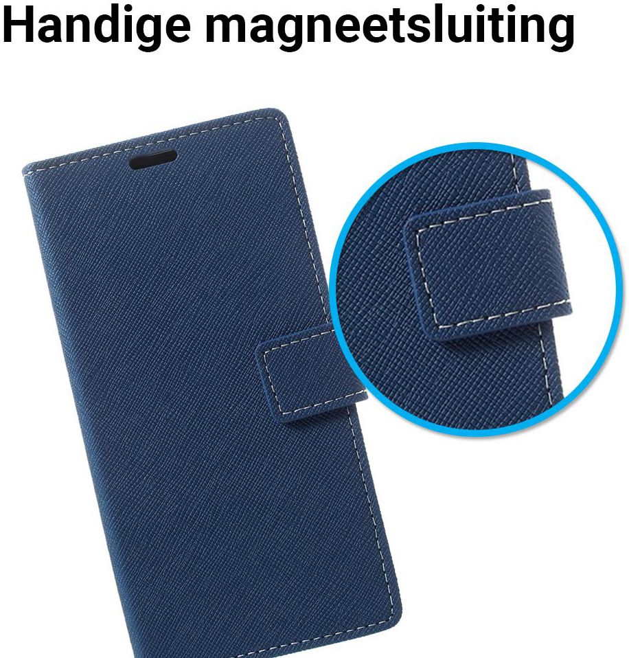 Lenovo P2 Hoesje met Kaarthouder Blauw afbeelding 5