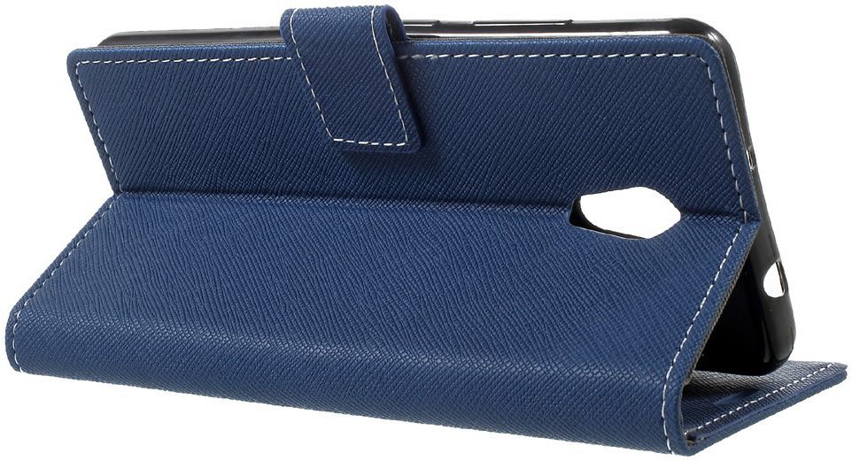 Lenovo P2 Hoesje met Kaarthouder Blauw afbeelding 8