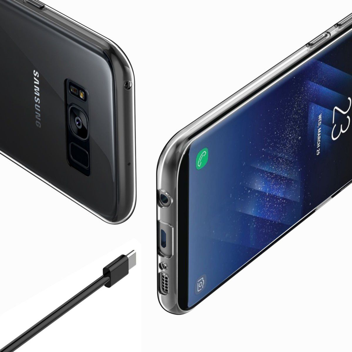 Samsung Galaxy S8 Plus Transparant Hoesje afbeelding 3